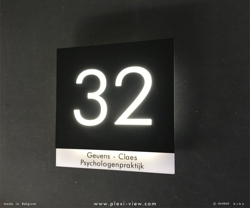 LED Huisnummer Nm – Minimalist | LUMI LIGHT