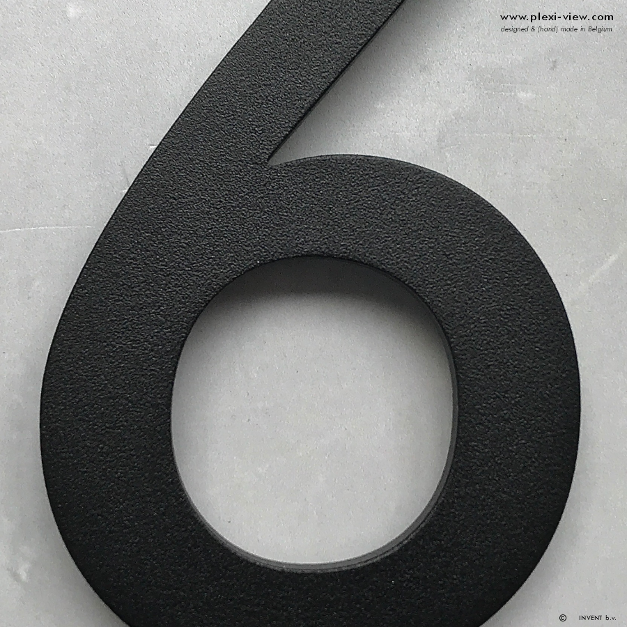 Hausnummer 2D 25cm Handwerklich gefräst