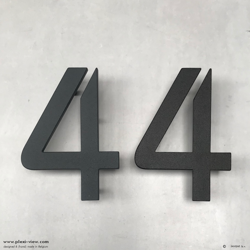 NUMERO DE MAISON 2D 20cm  Fraisé artisanalement