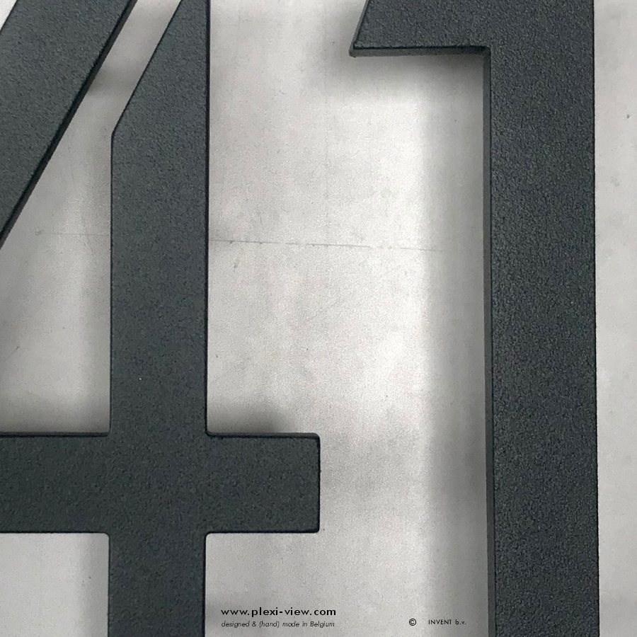 NUMERO DE MAISON 2D 15cm  Fraisé artisanalement