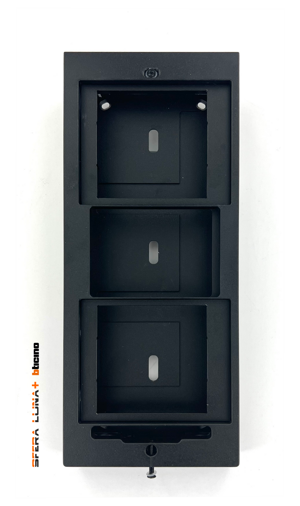 BOÎTIER EN APPARENT | SFERA LUNA | 3 MODULES | BTICINO