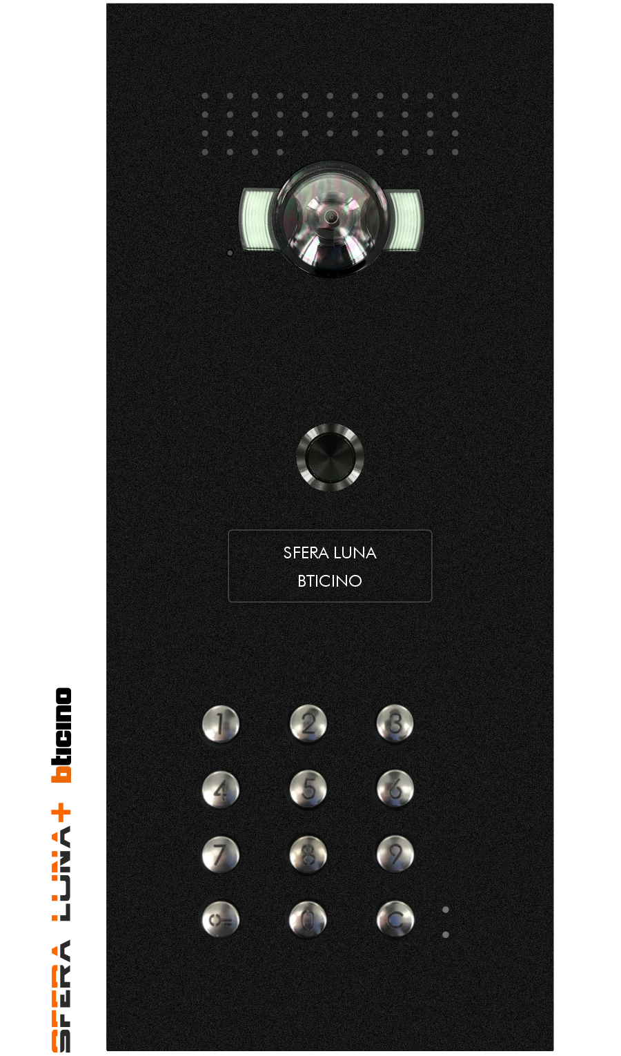 SFERA LUNA Kit 363931N – High-End Video Door Entry System with Classe 300EOS Indoor Unit