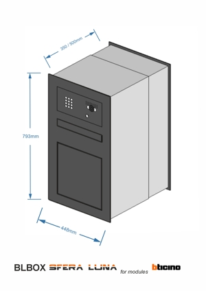 BLBOX Console pour Boîte aux Lettres et Colis