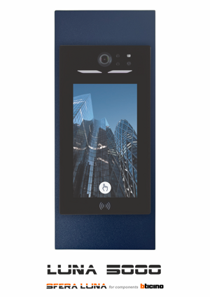 LUNA 5000 Premium Front Panel (for Bticino 354000 Touch Module)