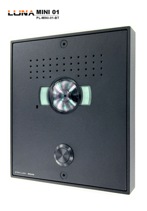 Pulsantiera videocitofono di alta gamma SFERA LUNA MINI 01 di Bticino