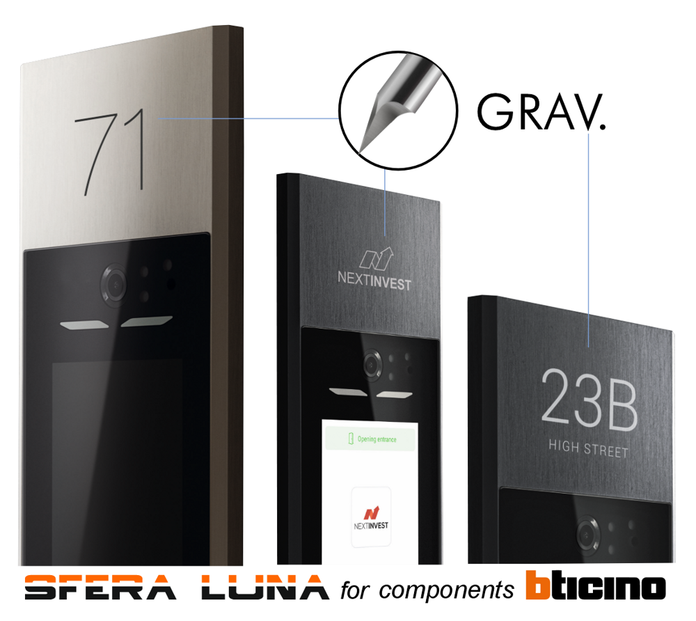Gravierte Abdeckplatte für BTicino Linea 5000 Gravierte Abdeckplatte für BTicino Linea 5000