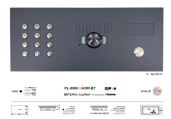 SFERA LUNA+1 HORIZONTAL CODE KEYPAD VIDEO INTERCOM HIGH-END BTICINO