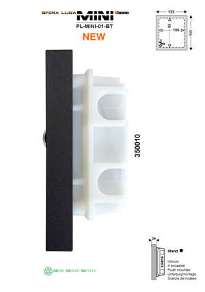 BTICINO SFERA LUNA MINI 01 HIGH-END-VIDEO-SPRECHANLAGEN 