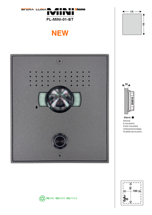 BTICINO SFERA LUNA MINI 01 HIGH-END-VIDEO-SPRECHANLAGEN 