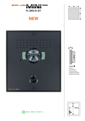 BTICINO SFERA LUNA MINI 01 HIGH-END-VIDEO-SPRECHANLAGEN 