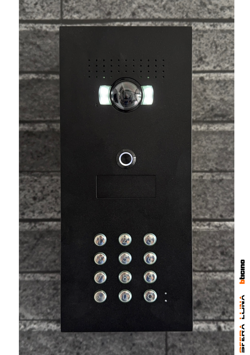 SFERA LUNA+1 Frontale per pulsantiera videocitofonica di Bticino con tastiera numerica