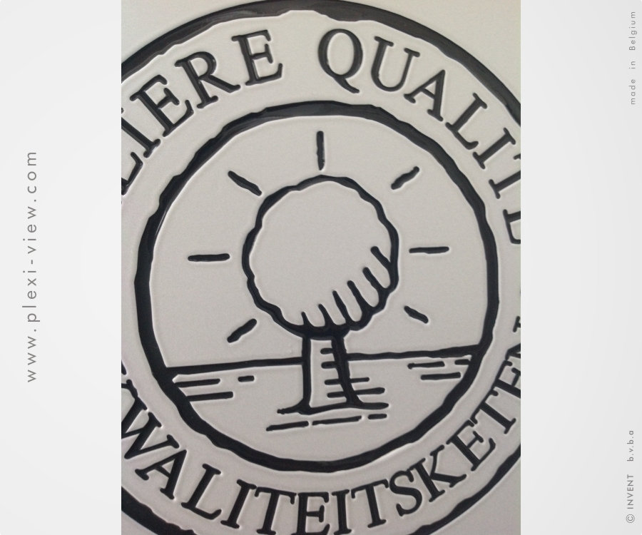 PLAQUE PROFESSIONNELLE DESIGN, Aluminium ANTI GRAFFITI 03