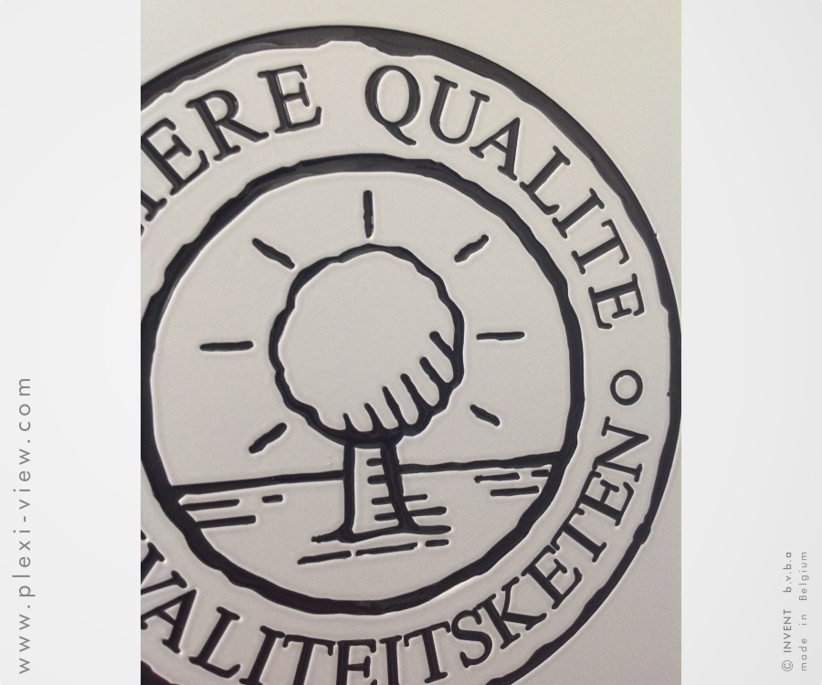 PLAQUE PROFESSIONNELLE DESIGN, Aluminium ANTI GRAFFITI 03