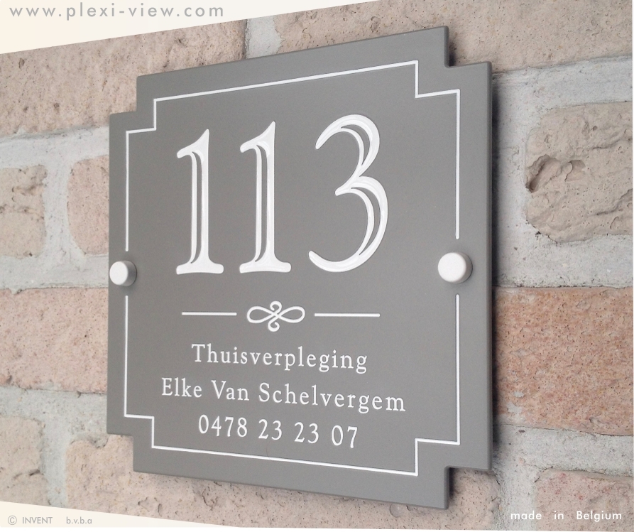 NUMERO DE MAISON COTTAGE QUARTI