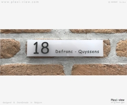 PLAQUE DE NOM DR (L 170 x H 38 mm)