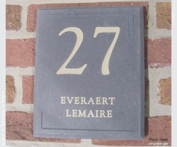 Numéro de maison Stone Style 02