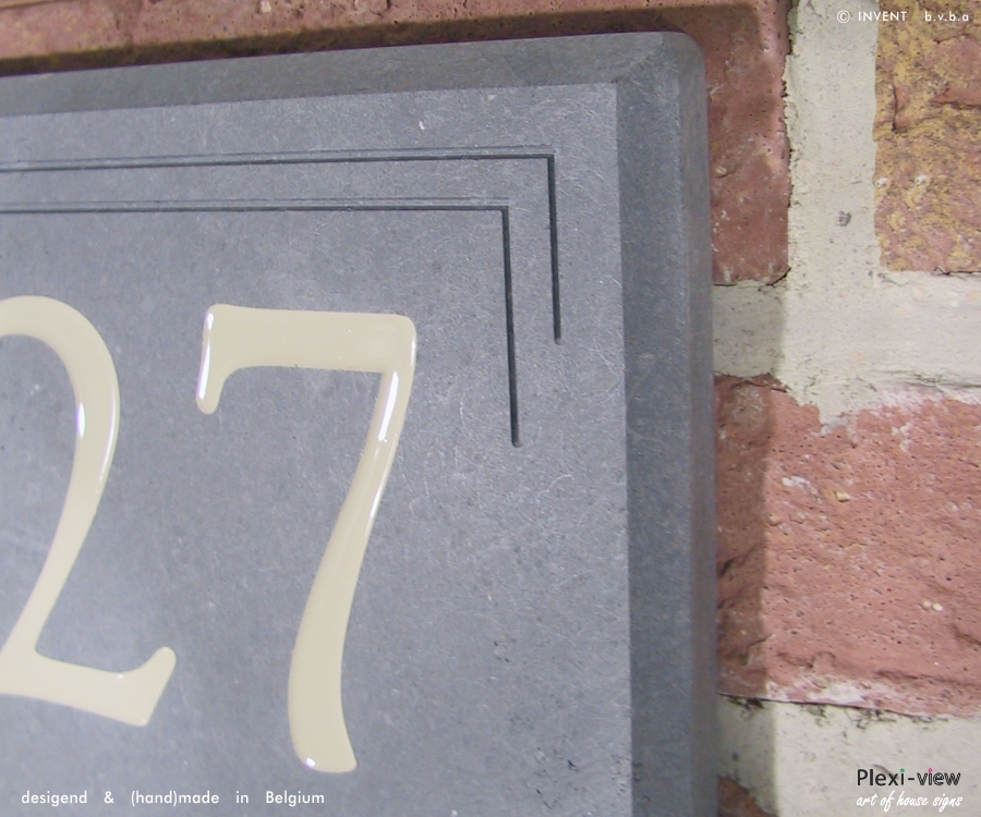 Numéro de maison Stone Style 02