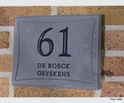 Numéro de maison Stone Style 03